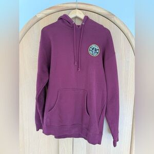Laguna Surf & Sport Men's Maroon CIRCLE ROOTS Unisex Fleece Pullover Hoodie LRG